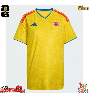 Colombia Replica Home Stadium Shirt for Women World Cup 2026 Short Sleeve